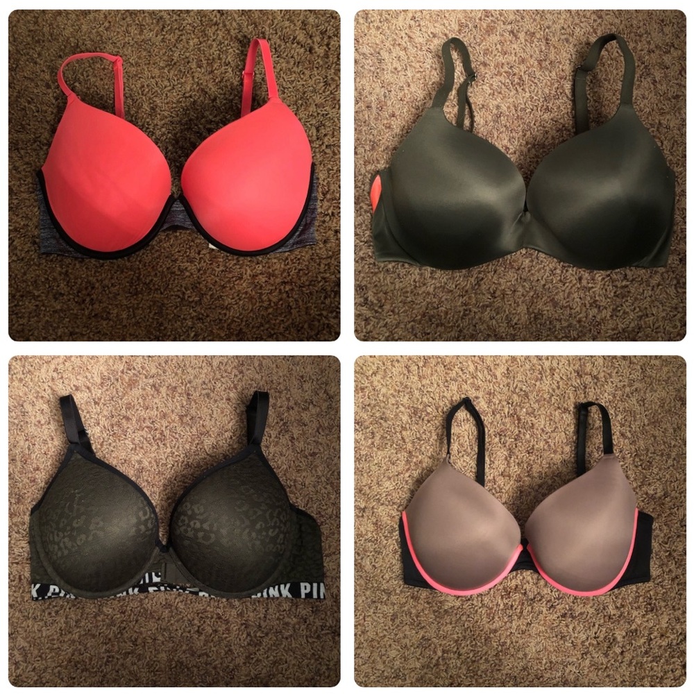 Set of VS PINK Push Up Bras